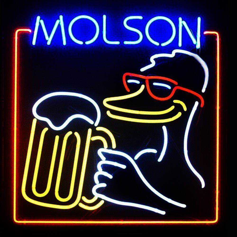 Molson Canadian Duck Neon Sign